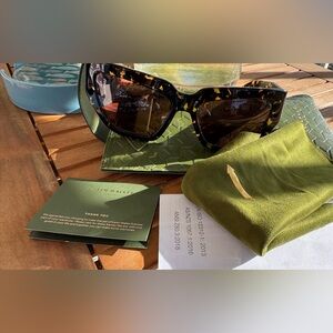 Karen Walker Wrap God Tortoise Sunglasses